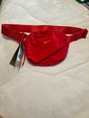 Red Crossbody Sling Bag/belt bag/ fannie pack.